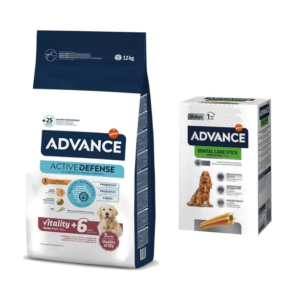 Advance Maxi Senior Poulet Et Riz 12 Kg