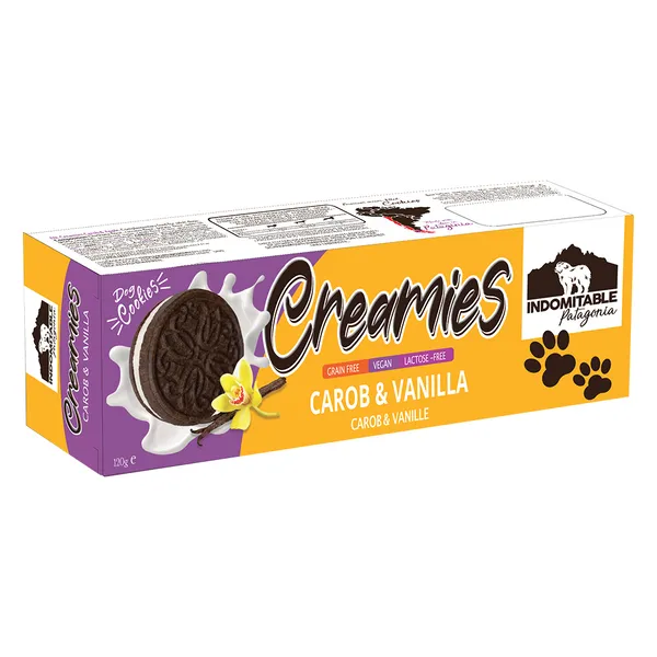 Caniland Creamies caroube, vanille - lot % : 2 x 120 g