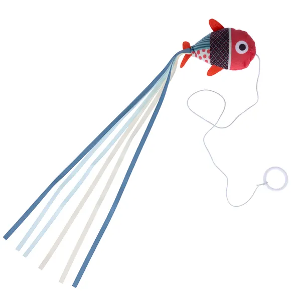 Canne à pêche TIAKI Poisson avec anneau pour le doigt - 1 canne à pêche