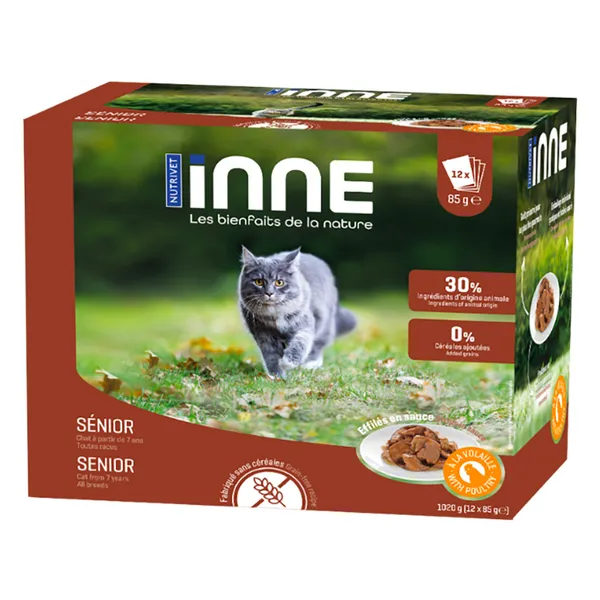 Nutrivet Inne Senior volaille - lot % : 24 x 85 g