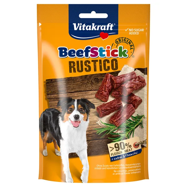 Vitakraft Beef Sticks Rustico pour chien –  7 x 55 g
