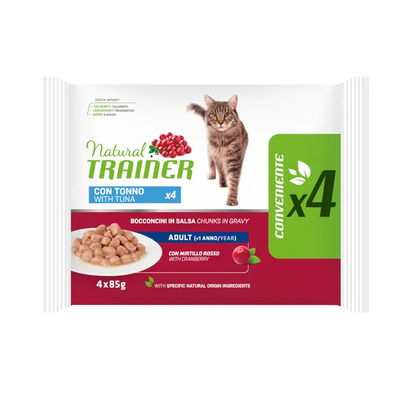 Natural trainer adulte  - 4 x 85 g thon