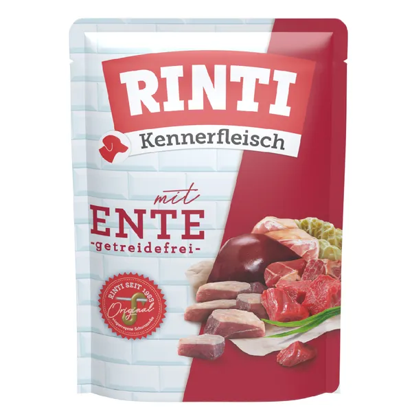 Sachets RINTI 10 x 400 g pour chien - canard