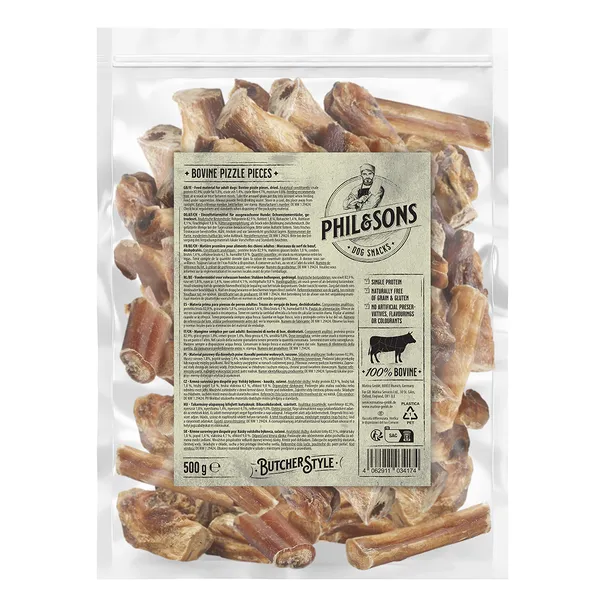Morceaux de cimiers de bœuf pour chien - 500 g