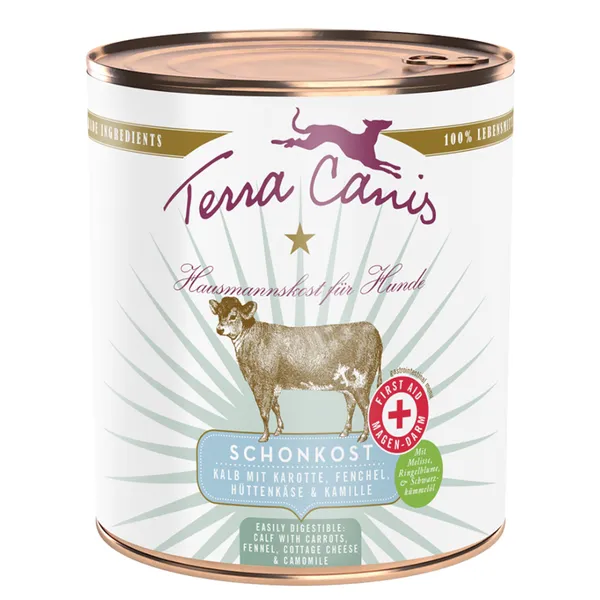 Terra Canis First Aid nourriture humide avec veau chien