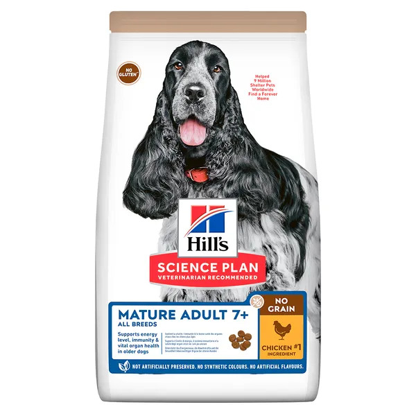Mature Adult 7+ No Grain poulet Hill's Science Plan - Croquettes pour chien