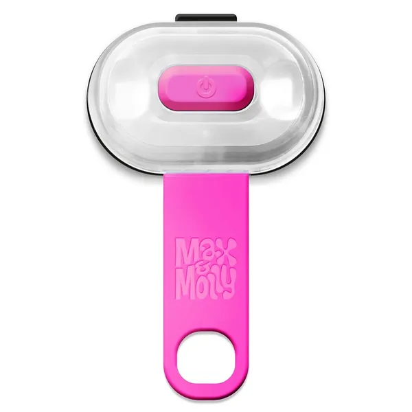 Lampe de sécurité Max & Molly Matrix Ultra LED pour chien - rose
