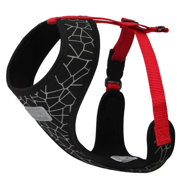 Harnais Rukka® Cube Mini, rouge pour chien - taille L : tour de poitrail 48 - 72 cm