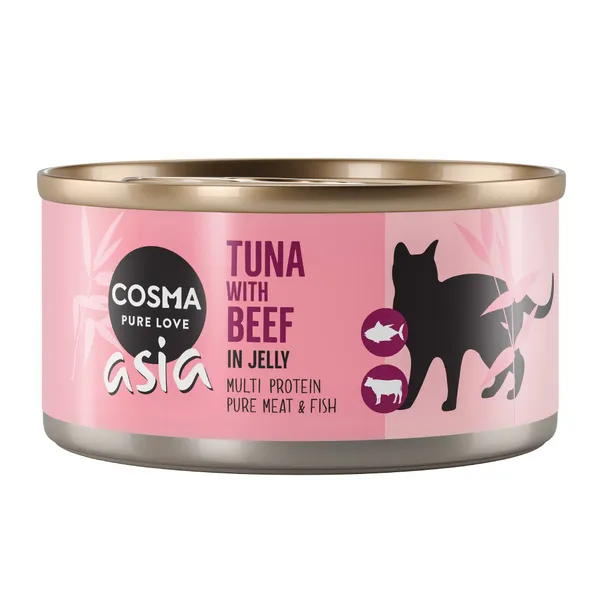 Cosma Asia en gelée thon, boeuf - Pâtée pour chat