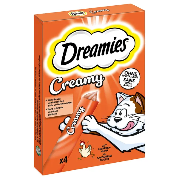 Catisfactions Creamy Snacks poulet - Friandises pour chat
