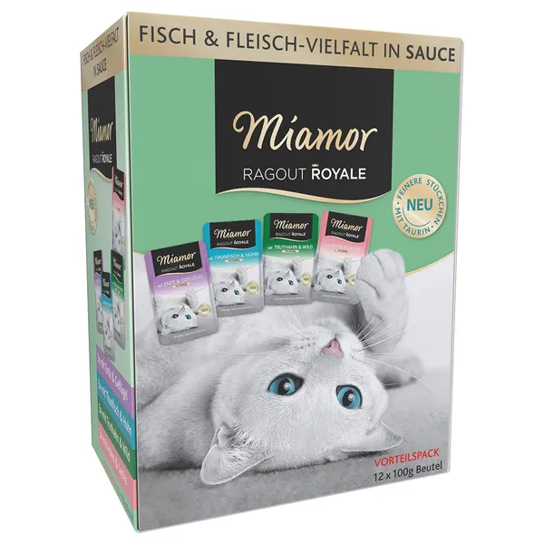 Ragoût Royal 4 saveurs en sauce Miamor Nourriture pour chat