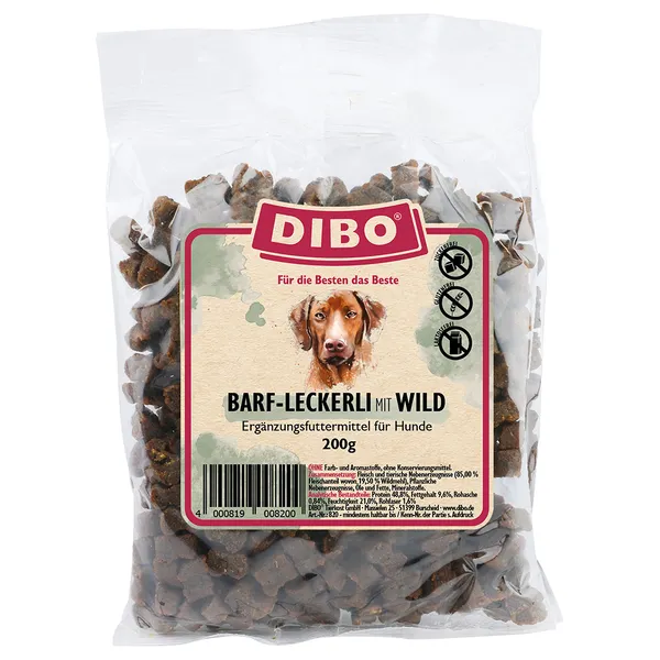 DIBO Friandises BARF au gibier - Friandises pour chien