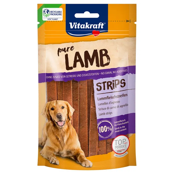 Vitakraft LAMB Lamelles d’agneau pour chien - 80 g