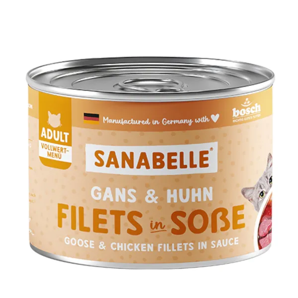 Sannabelle viande en sauce 6 x 180 g - Oie & poulet