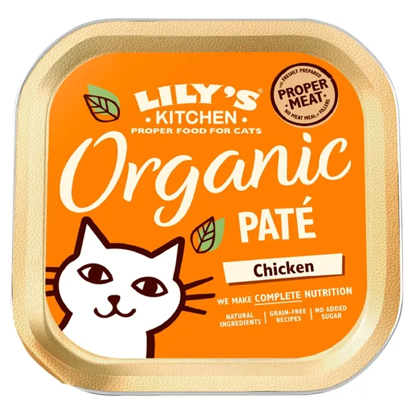 Lily's Kitchen Dîner De Poulet Biologique Pour Chats 85 Gr