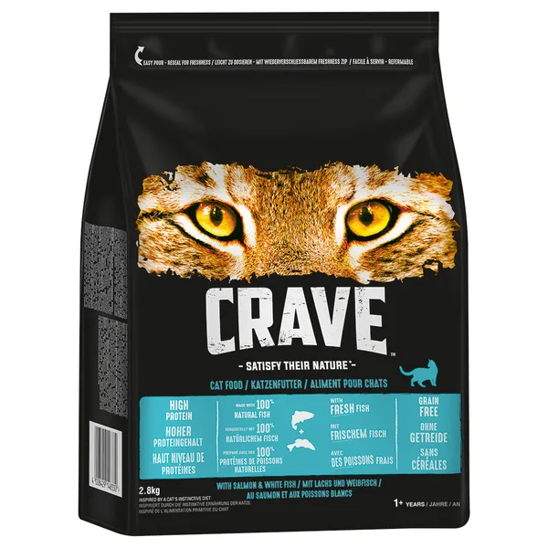CRAVE au saumon et au poisson blanc 2,8 kg