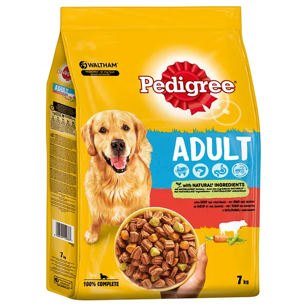Pedigree Adult, bœuf & légumes - 3 kg