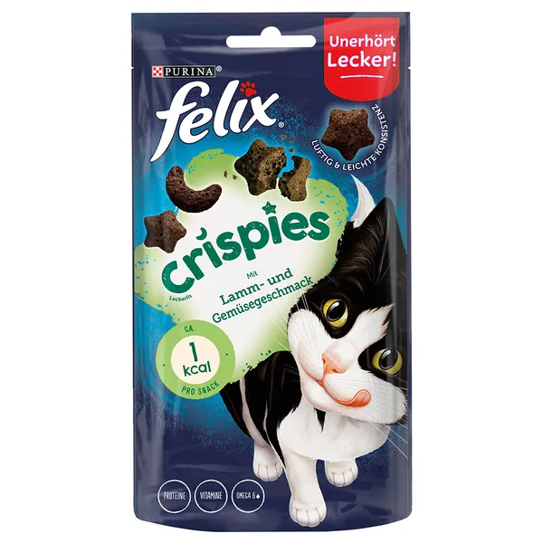 Felix Crispies Friandises 3 x viande, légumes - Friandises pour chat