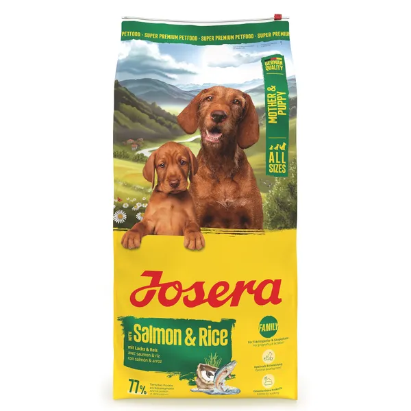 12,5kg Josera Mother & Puppy avec saumon & Riz Nourriture sèche pour chiens