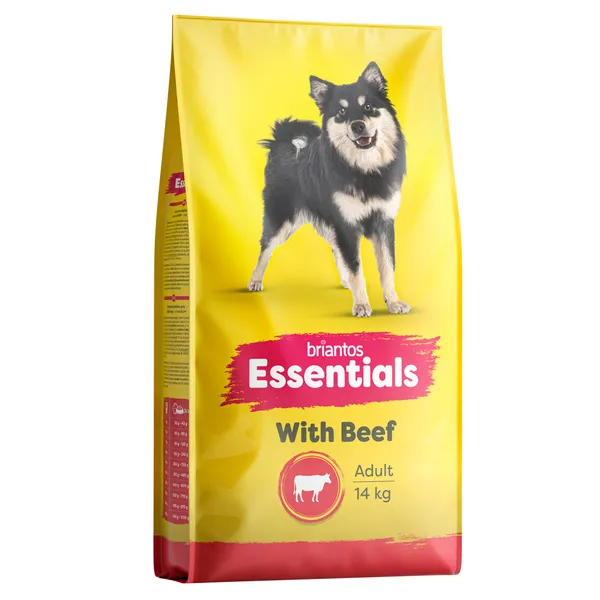 14 kg Briantos Essentials Adulte au bœuf croquettes pour chien