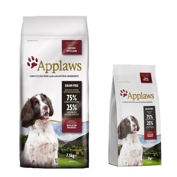 Adult Small & Medium Breed poulet, agneau Applaws pour chien