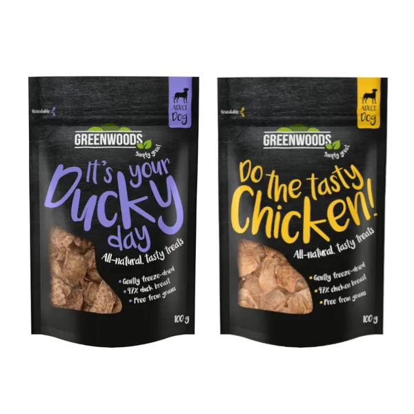 Nuggets poulet pour chien Greenwoods - Friandises pour Chien