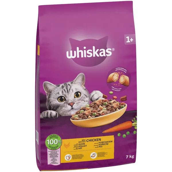 Poulet Whiskas 1+ - Croquettes pour Chat
