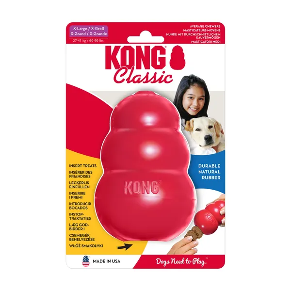 Jouet KONG Classic taille XL (13 cm) - Jouet pour chien