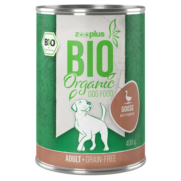 Zooplus Bio oie, potiron - Pâtée pour chien