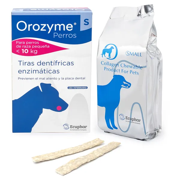 Orozyme Lamelles à mâcher petits chiens - Friandises pour chien