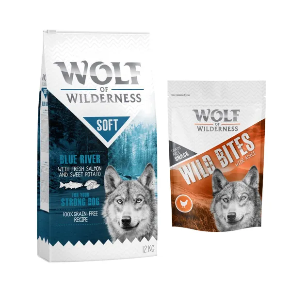 Wolf of Wilderness Soft & Strong Blue River, saumon - Croquettes pour chien