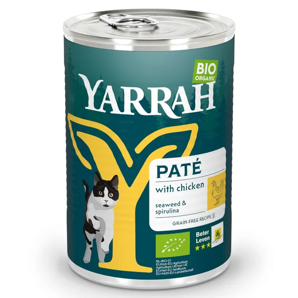 Poulet Cat Dinner Bio Yarrah - Nourriture pour Chat
