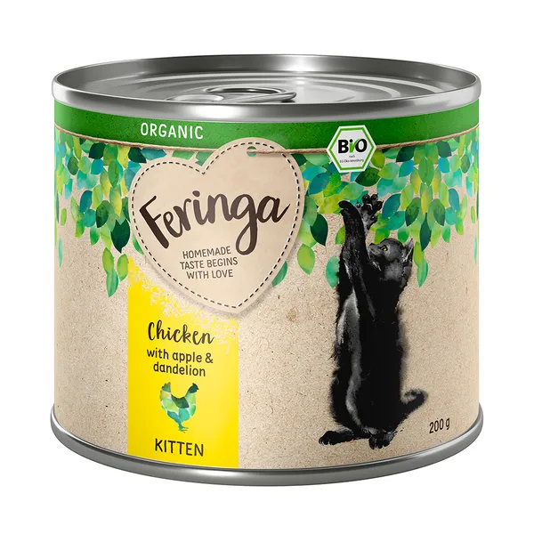 Feringa Organic bio Adult Kitten poulet - Pâtée pour chaton