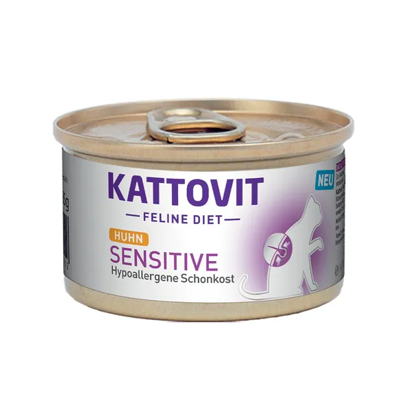 Sensitive poulet Kattovit - Pâtée pour chat