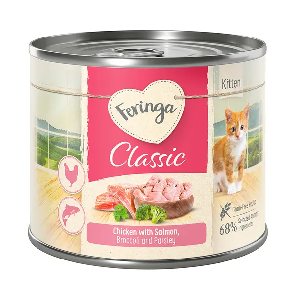Feringa Kitten saumon, poulet - Pâtée pour chaton