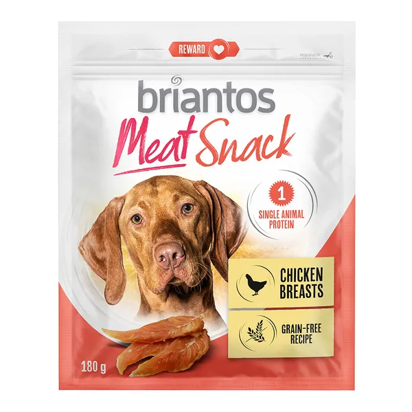 Briantos Meat Snack Chicken Breasts pour chien - blancs de poulet (180 g)