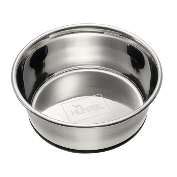 Gamelle 0,55L HUNTER en inox pour chien - 13 cm de diamètre