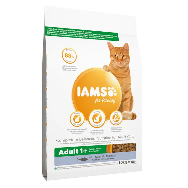 IAMS for Vitality Adult thon pour chat - 2 x 10 kg