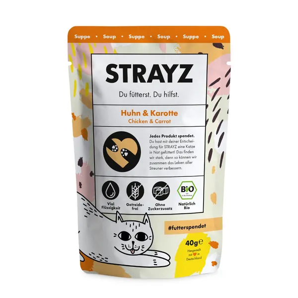 40g STRAYZ BIO Soupe Friandises pour chats