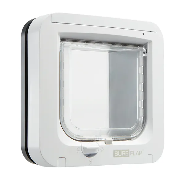 Chatière SureFlap à puce électronique - chatière grise / blanche