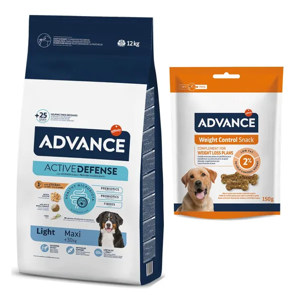Advance Maxi Light Poulet Et Riz 12 Kg