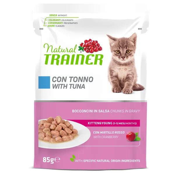 Natural trainer Kitten & Young nourriture pour chat humide