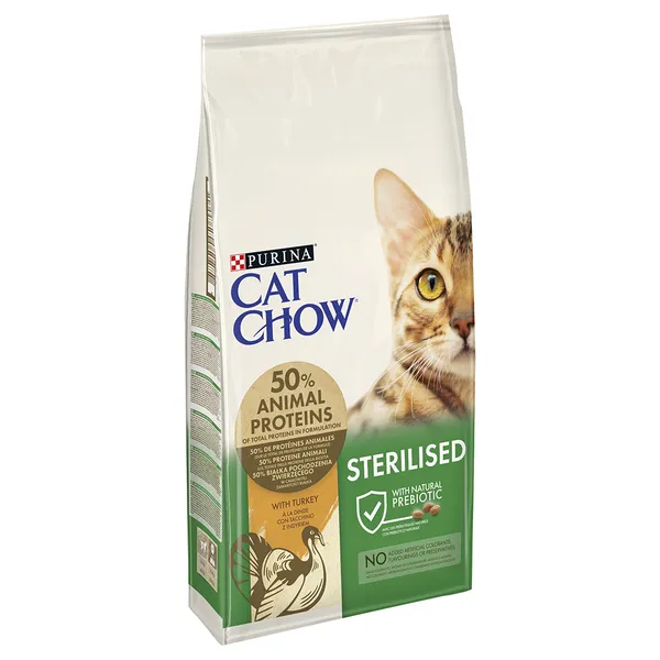 PURINA CAT CHOW Sterilised à la Dinde - Croquettes pour chat-
