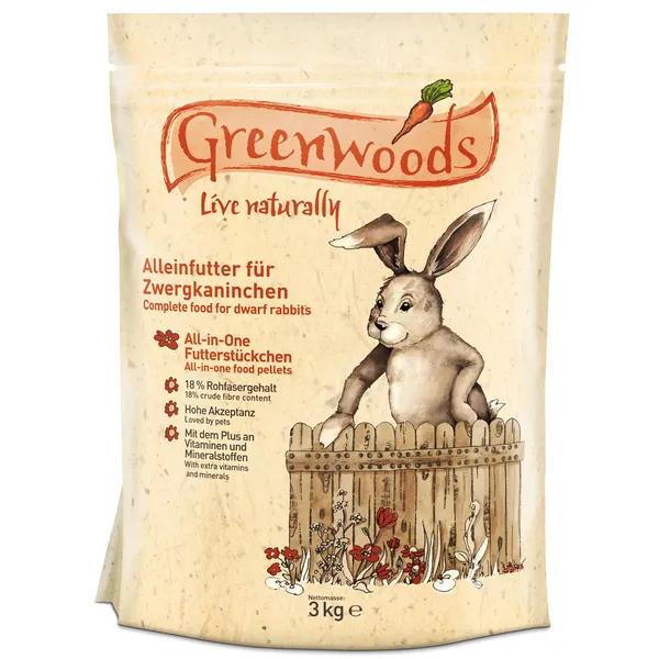 Greenwoods, lapin nain - 3 kg