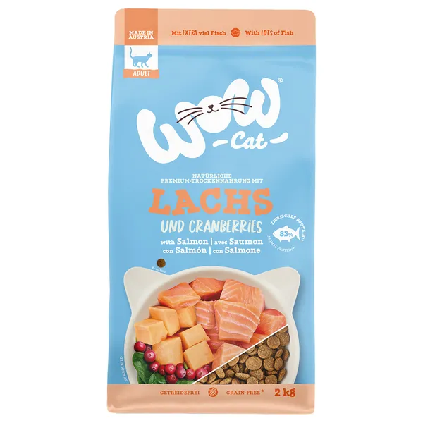 WOW Cat Adult saumon - 2 kg