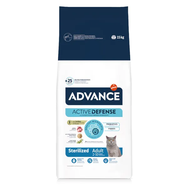 Advance Sterilized Croquettes à la dinde et à l'orge pour chat