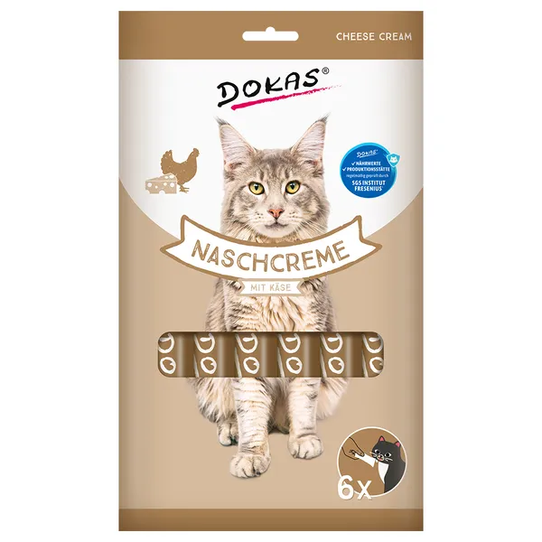 90 g crème gourmande Dokas au fromage friandise pour chat