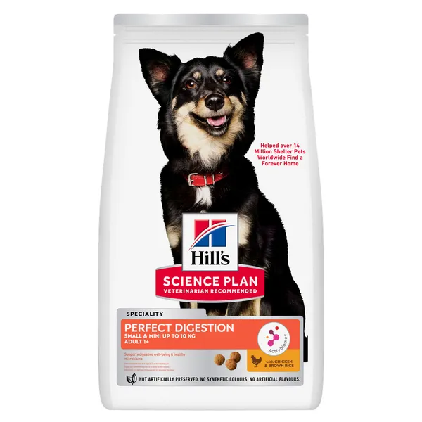 Hill's Science Plan Adult Perfect Digestion Small & Mini pour chien - 1,5 kg
