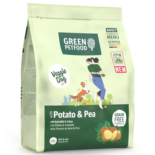 Green Petfood VeggieDog grainfree pour chien - 5 x 900 g