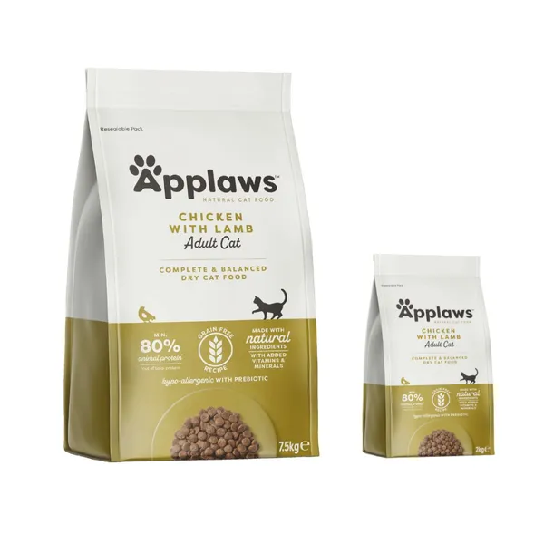 Adult Poulet/agneau Applaws Croquettes pour chat